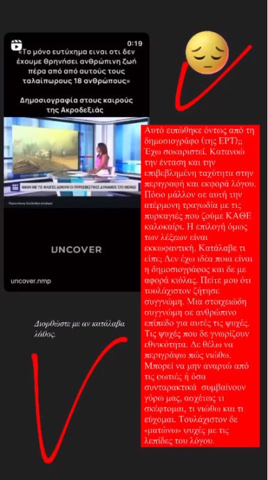 Ιωάννα Μαλέσκου για τις δηλώσεις της Αλεξάνδρας Δουβαρά: «Kατάλαβετι είπε;»
