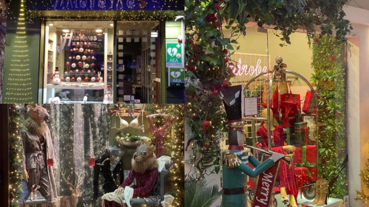 vitrina christmas