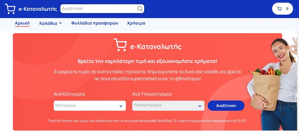 Σούπερ μάρκετ: Πώς μπορείτε να συγκρίνετε τις τιμές για 3.000 προϊόντα [πίνακες] - Οικονομικός Ταχυδρόμος