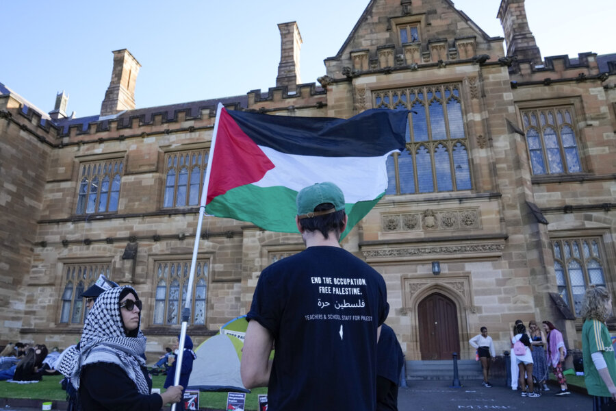 Australia Israel Palestinians Rally