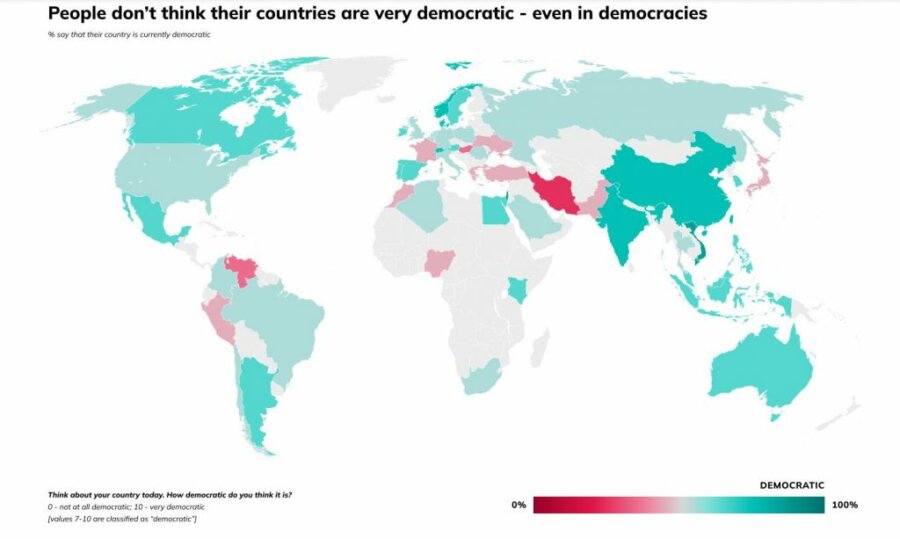 Έρευνα: Λαβωμένη Δημοκρατία βλέπουν οι πολίτες - Οικονομική ανισότητα και διαφθορά οι μεγαλύτερες απειλές