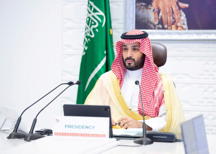 Ο πρίγκιπας διάδοχος του θρόνου της Σαουδικής Αραβίας Μοχάμεντ μπιν Σαλμάν