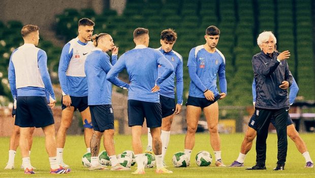 Προπονήθηκε στο Δουβλίνο η Εθνική (pics+vid)