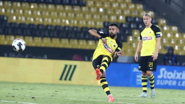 Ο Φερνάντες με εκτέλεση φάουλ το 2-0 για την ΑΕΚ (vid)