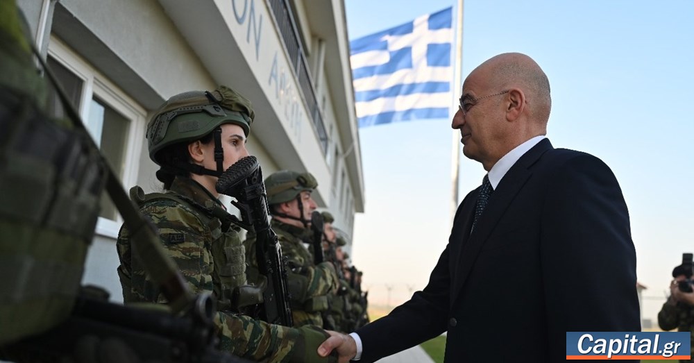 Επίσκεψη Ν. Δένδια στο επιτηρητικό φυλάκιο "5" Νέας Βύσσης Έβρου