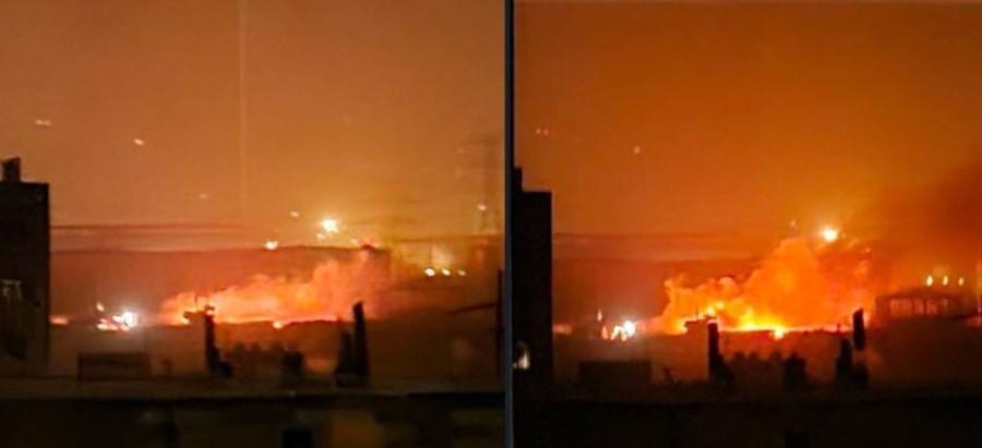 Ιράν: Φωτιά σε εργοστάσιο χαρτονιών προκαλεί μπλακ άουτ στην πόλη Καράτζ [βίντεο]