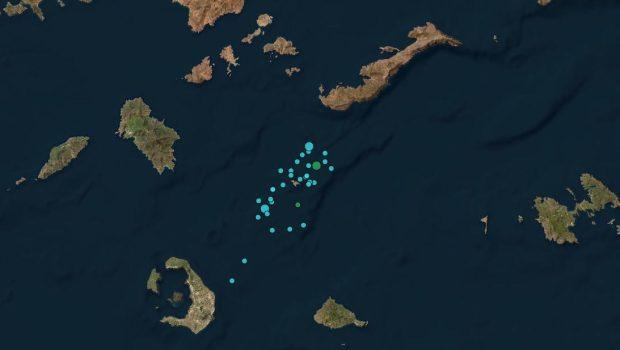 Σεισμός στην Αμοργό - 15 Χλμ. ΝΝΔ της Αρκεσίνης