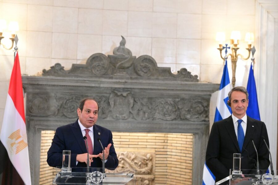 Συνάντηση Μητσοτάκη με Αλ Σίσι: «Μεγάλη προοπτική» στις σχέσεις μεταξύ Αθήνας – Καΐρου
