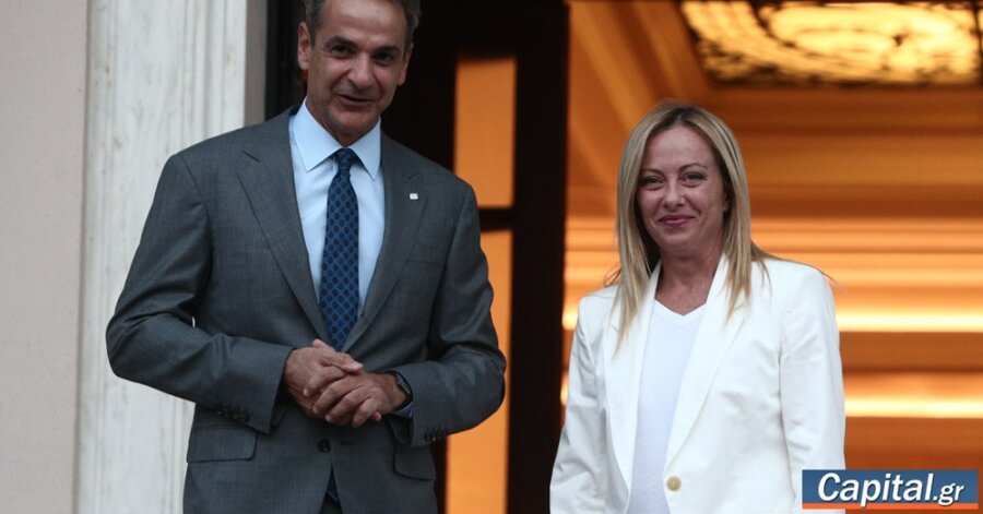 Τετ α τετ Μητσοτάκη - Μελόνι στην Ρώμη: Ο σιδηρόδρομος και οι συζητήσεις...