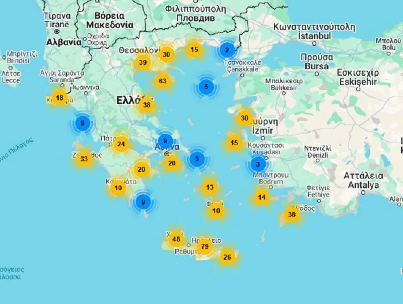 Το 15% των βραβευμένων διεθνώς ακτών βρίσκεται στην Ελλάδα - Την πρωτιά ο νομός Χαλκιδικής