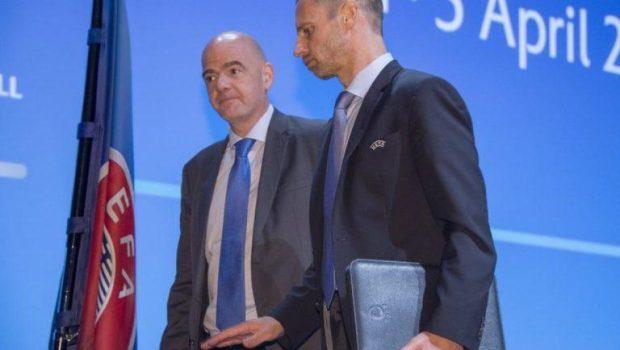 Αποχώρησε από το Συνέδριο της FIFA ο Τσέφεριν λόγω… Ινφαντίνο: «Λυπηρό…»