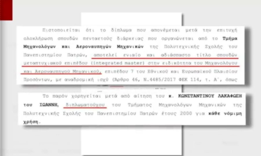 Απάντηση Λακαφώση σε τρολ και παρακρατική δολοφονία χαρακτήρα – Παρουσίασε το πτυχίο που «δεν είχε»