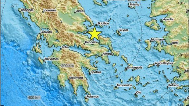 Σεισμός στην Εύβοια - Αισθητός και στην Αττική