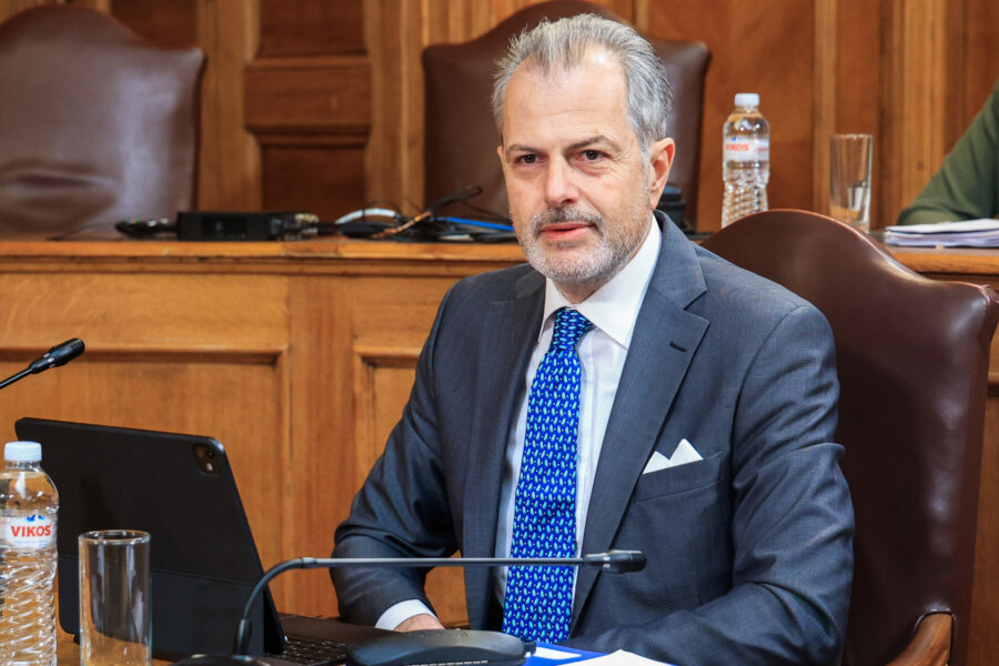 [377591] ΣΥΝΕΔΡΙΑΣΗ ΤΗΣ ΕΠΙΤΡΟΠΗΣ ΘΕΣΩΝ ΚΑΙ ΔIΑΦΑΝΕΙΑΣ  (ΓΙΩΡΓΟΣ ΚΟΝΤΑΡΙΝΗΣ/EUROKINISSI)