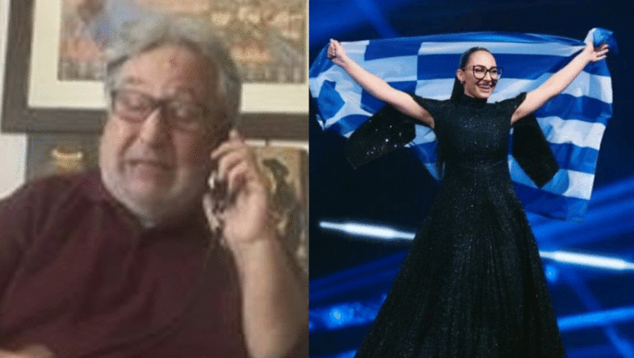Eurovision: Ξέσπασε σε κλάματα ο πατέρας του Σάκη Τανιμανίδη με την 6η θέση της Κλαυδίας