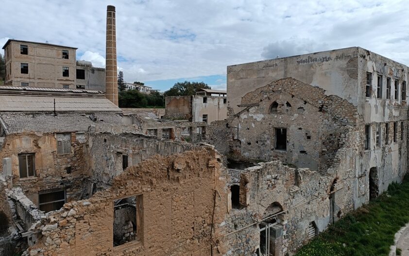 thumbnail_Άποψη των κτηρίων του Ελαιουργείου. Υφιστάμενη κατάσταση