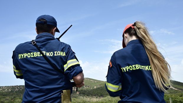 Φωτιά σε χορτολιβαδική έκταση στην Ανάφη