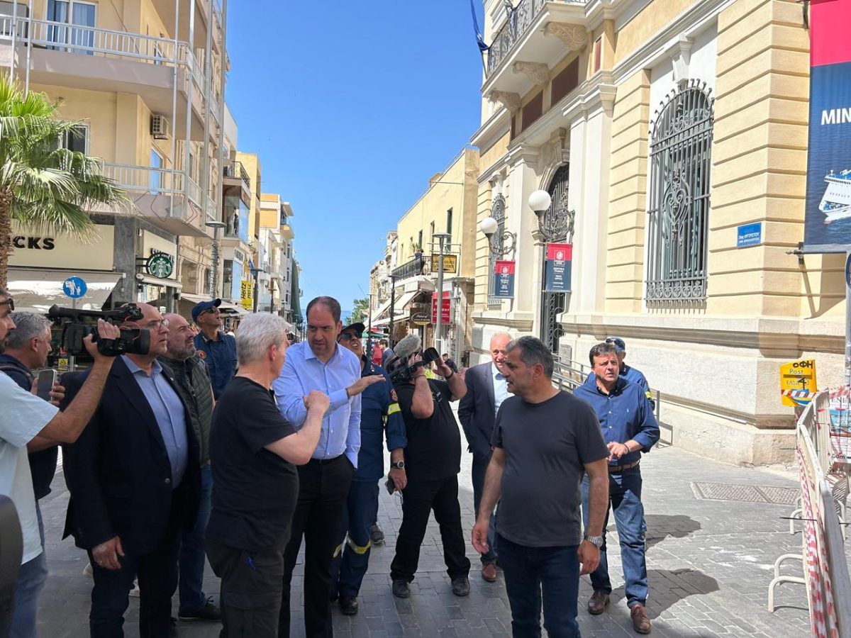 Σεισμός στην Κρήτη: Αυτοψία και σύσκεψη Κεφαλογιάννη στο Ηράκλειο - «Παρακολουθούμε το φαινόμενο»