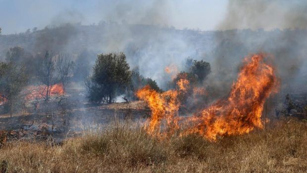 Φωτιά σε χαμηλή βλάστηση στην Κύθνο