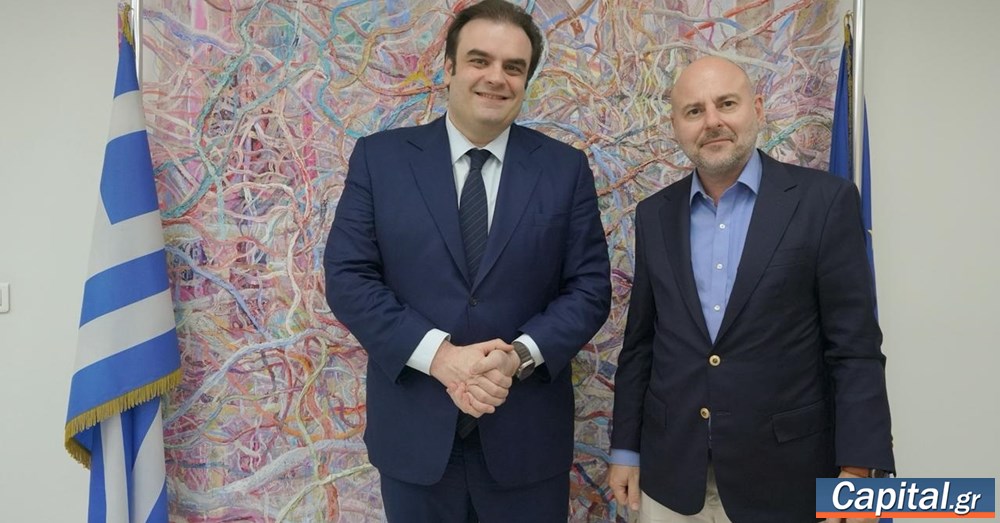Συνάντηση Κ. Πιερρακάκη με Γ. Στασινό