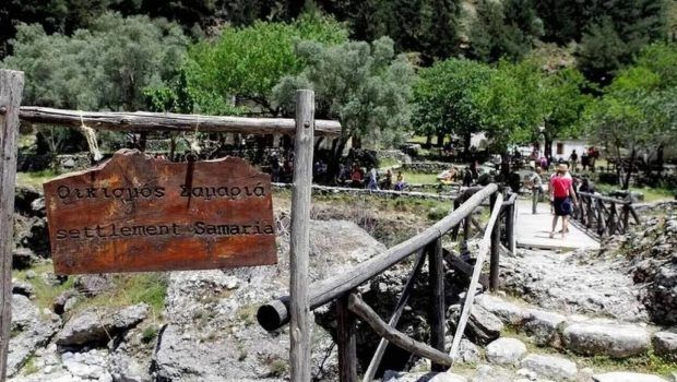 Κλειστό και την Κυριακή το φαράγγι της Σαμαριάς λόγω κατολισθήσεων