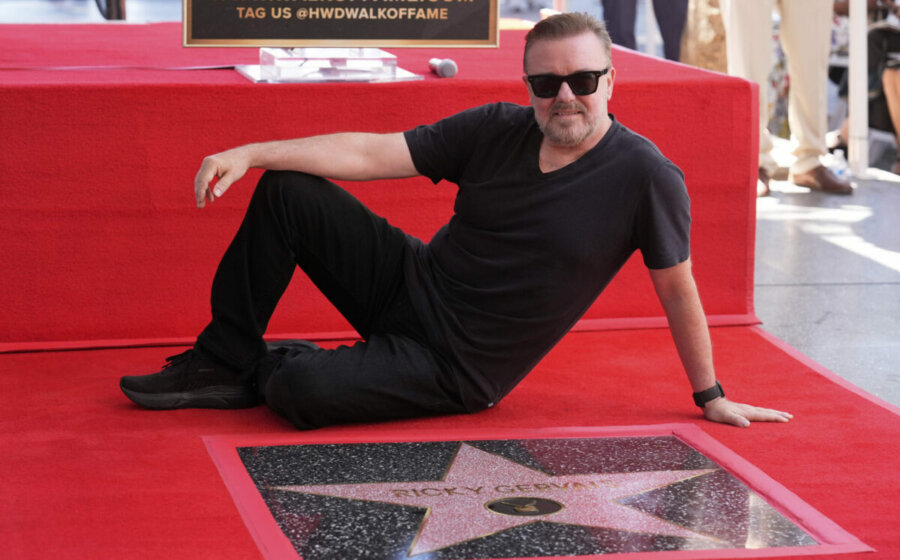 Ricky Gervais Walk of Fame
