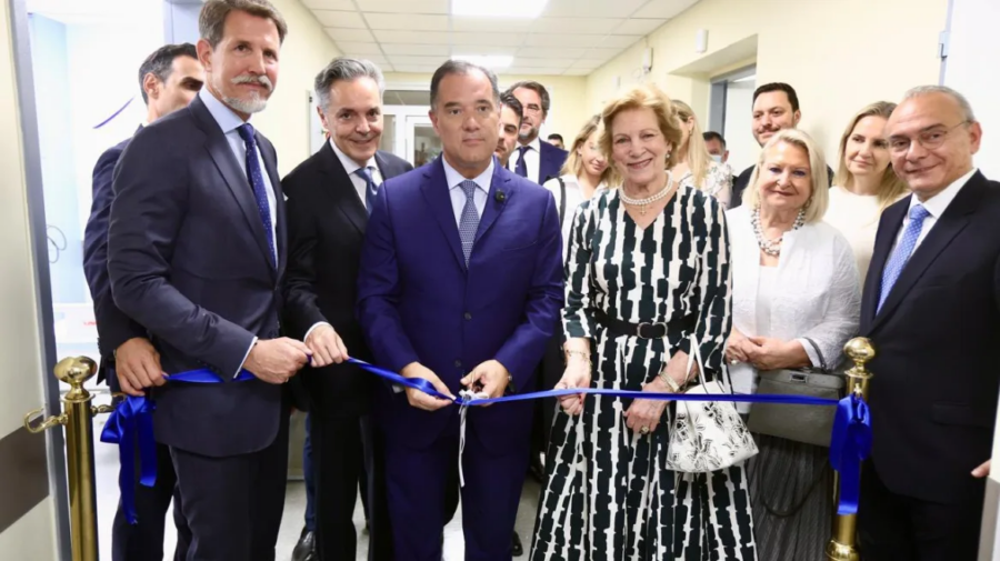 Ο Άδωνις Γεωργιάδης εγκαινίασε αίθουσες βραχείας νοσηλείας ογκολογικών ασθενών στον «Ευαγγελισμό»