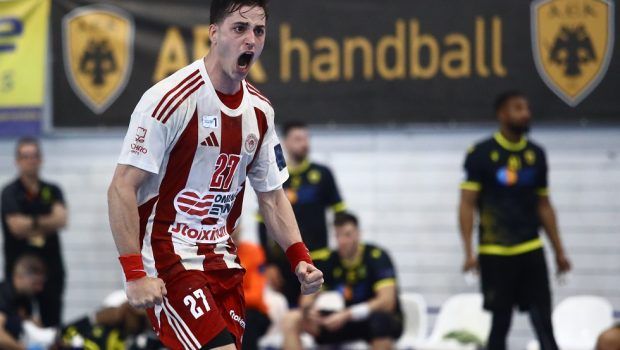 ΑΕΚ – Ολυμπιακός 27-32: Break με... περίπατο και 1-0 για τους Ερυθρόλευκους