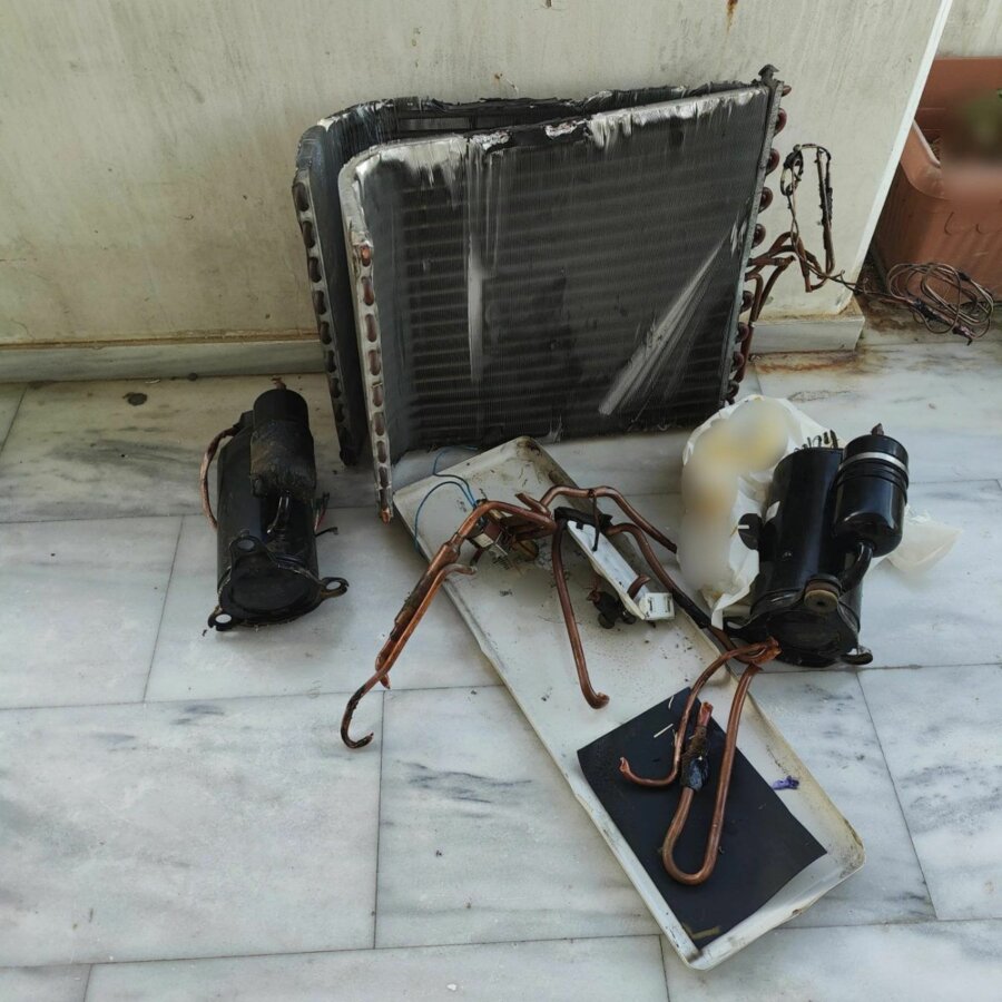 Συνελήφθησαν να κλέβουν κλιματιστικά σε σχολικό συγκρότημα στην Ηλιούπολη
