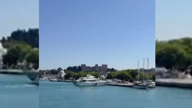 Ρόδος: Θαλαμηγός «καρφώθηκε» στην προβλήτα του λιμανιού