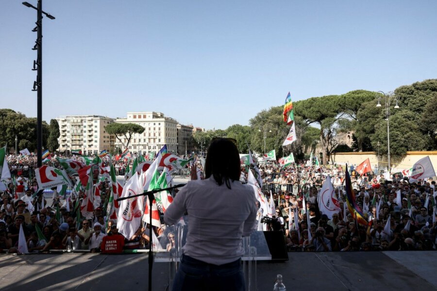 Διαδήλωση στη Ρώμη για τη Γάζα με τη συμμετοχή 300.000 ατόμων - Το αίτημα προς τη Μελόνι