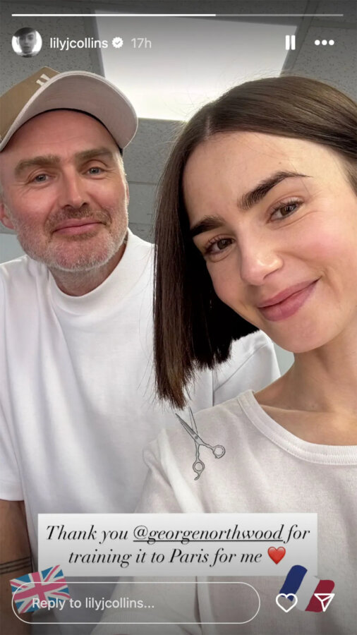 Η Lily Collins είπε αντίο στο italian bob για χάρη ενός πολύ κοντού french bob