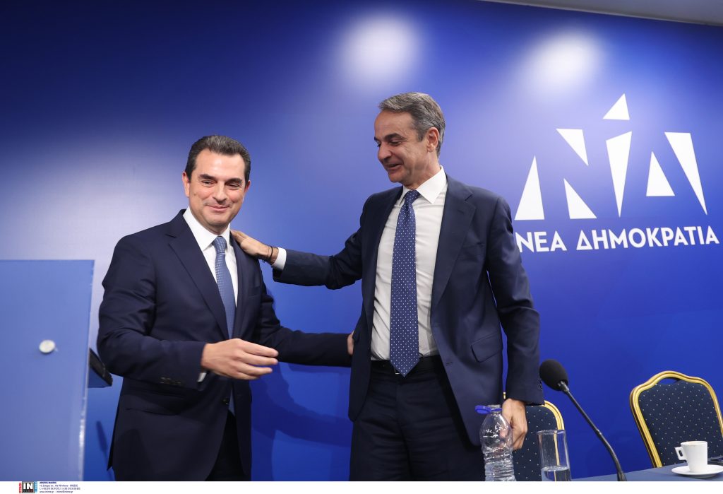 Τετ α τετ Μητσοτάκη – Σκρέκα στο Μαξίμου για την οργάνωση του κομματικού μηχανισμού