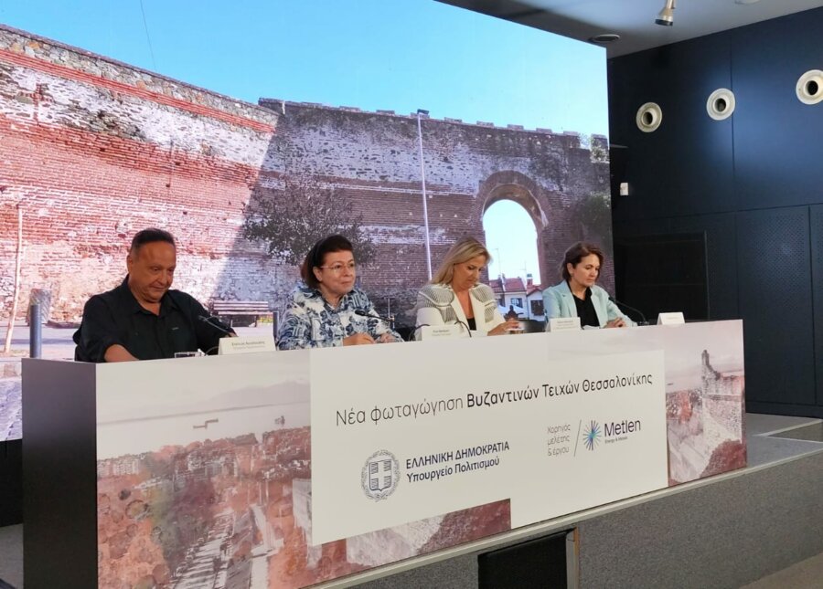 ΥΠΠΟ: Φωτίζονται τα Τείχη για την ανάδειξη της Βυζαντινής Θεσσαλονίκης
