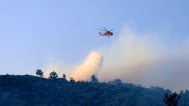 Φωτιά στο Λευκόχωμα Λακωνίας - Ηχησε το 112