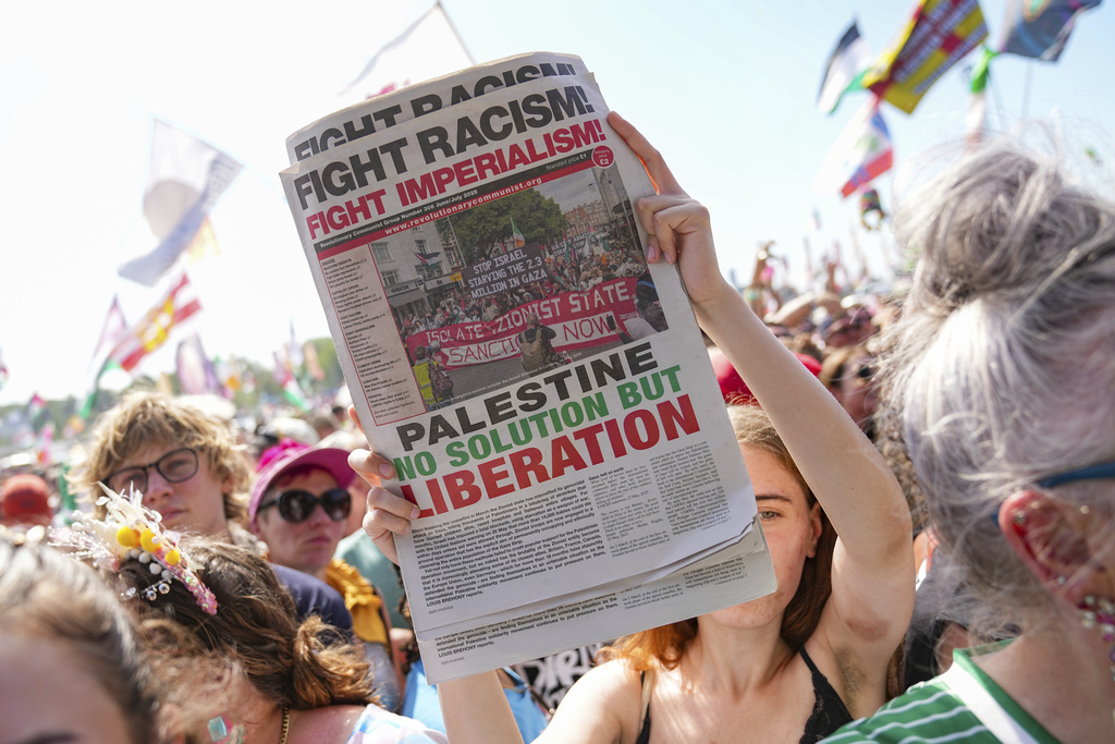Britain Glastonbury Music Festival Day 4