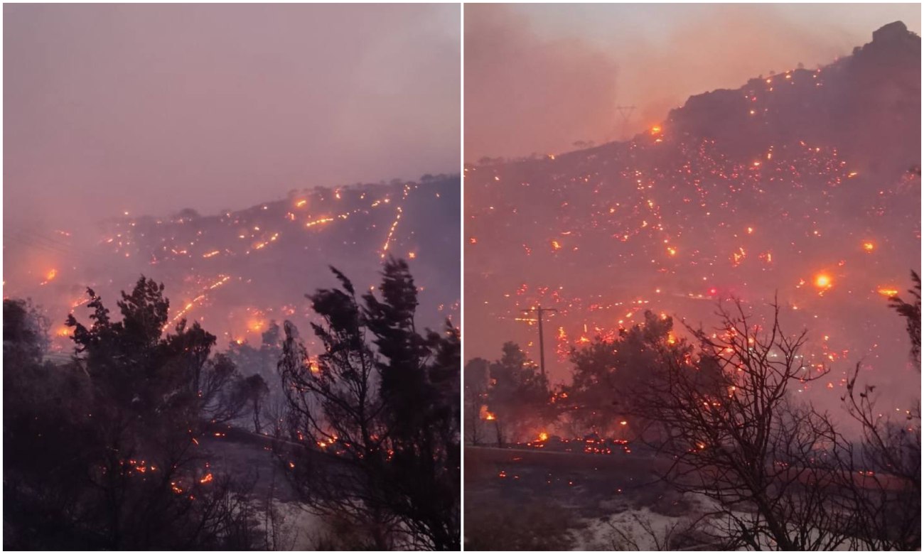 Ιεράπετρα: Στάχτη χιλιάδες στρέμματα - Διάσπαρτες εστίες φωτιάς και μάχη με τις αναζωπυρώσεις