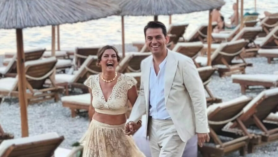 Χριστίνα Βραχάλη: Το μήνυμα για τον σύζυγό της μετά τον γάμο τους - «Ευλογημένη»