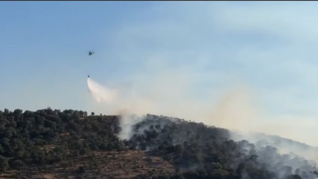 Φωτιά στο Σκαλοχώρι Λέσβου - Μεγάλη κινητοποίηση της πυροσβεστικής