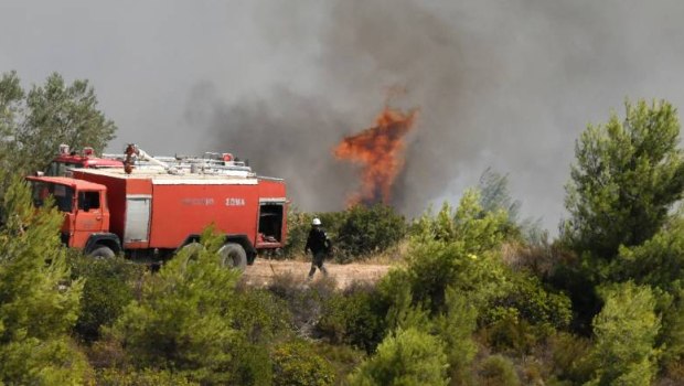 Πολιτική Προστασία: Χάρτης πρόβλεψης κινδύνου πυρκαγιάς για τη Δευτέρα