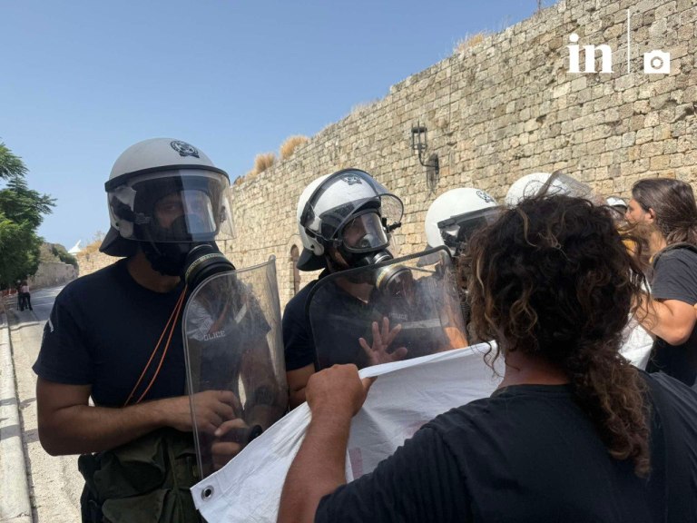 ΚΚΕ: Όχι στην αστυνομοκρατία στη Ρόδο - «Βαφτίζουν αντισημιτισμό τις εκδηλώσεις αλληλεγγύης στην Παλαιστίνη»