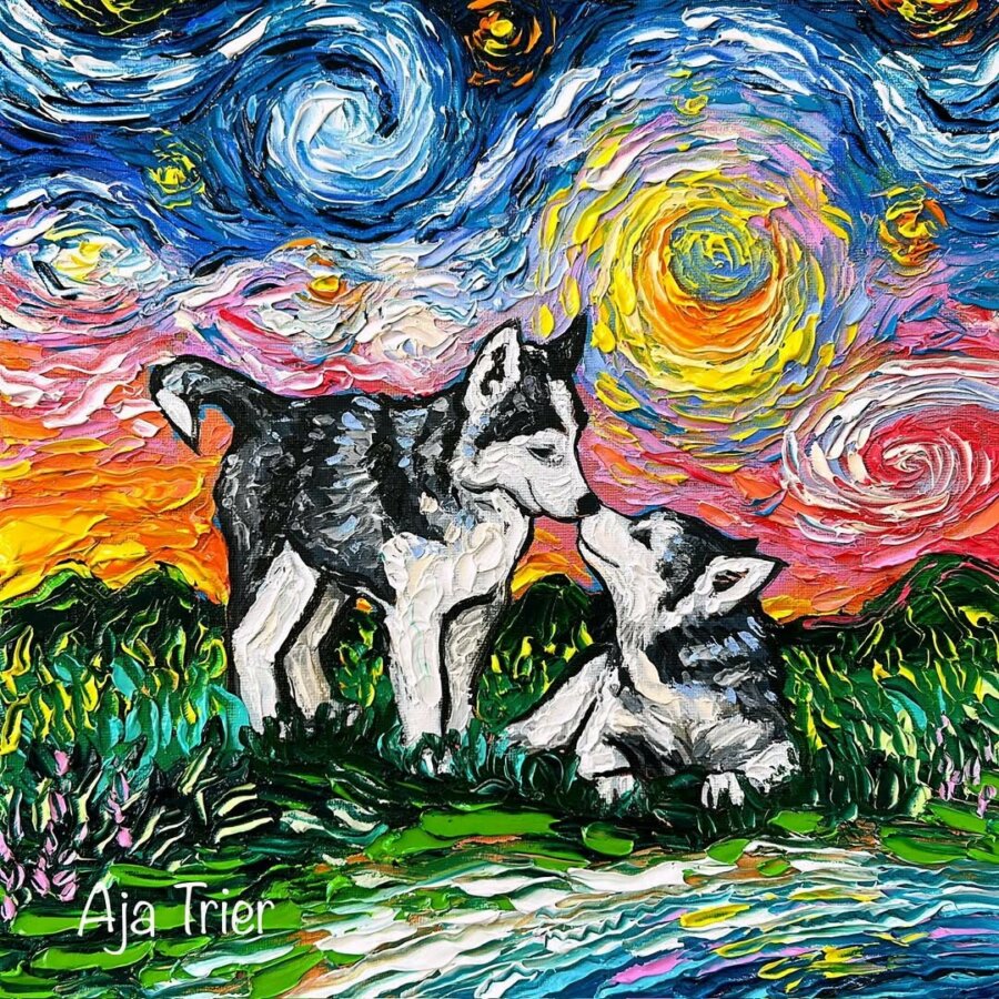 Η εικαστικός Aja Trier ζωντανεύει το σύμπαν του Vincent van Gogh, σε μια σειρά που σου φτιάχνει το κέφι