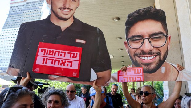 Ισραήλ: Διαδήλωση για την απελευθέρωση των ομήρων - Η οικογένεια Νταβίντ καταδίκασε το νέο βίντεο της Χαμάς