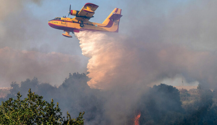 ΠΥΡΚΑΓΙΑ ΣΤΗΝ ΗΛΕΙΑ ΣΤΗ ΠΕΡΙΟΧΗ ΜΕΛΙΣΣΑ ΛΕΧΑΙΝΩΝ (ΓΙΑΝΝΗΣ ΣΠΥΡΟΥΝΗΣ/ILIALIVE.GR/EUROKINISSI)