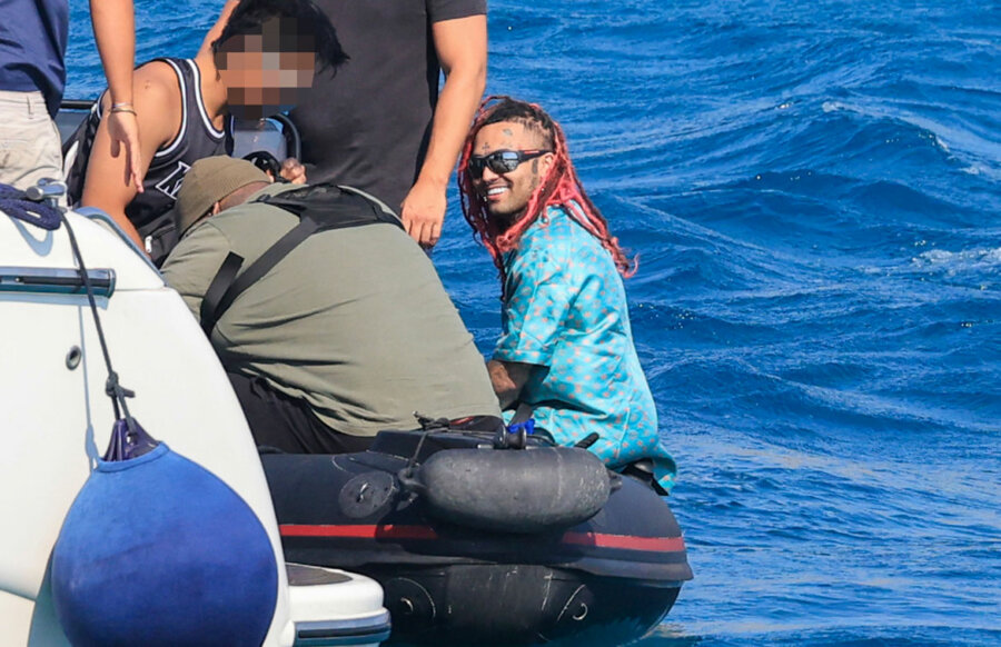 Lil Pump: Στη Μύκονο ο Αμερικανός τράπερ - Φωτογραφίες