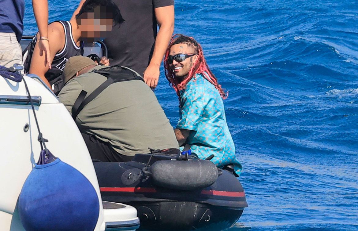 Lil Pump: Στη Μύκονο ο Αμερικανός τράπερ - Φωτογραφίες