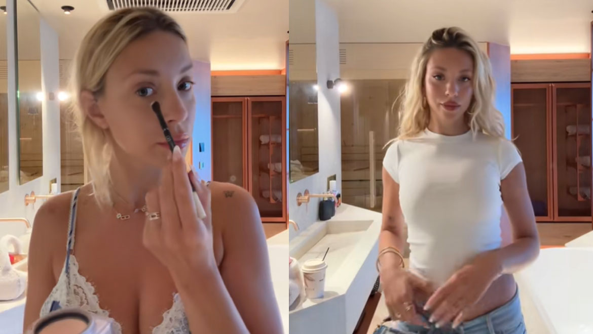 Γαρυφαλλιά Καληφώνη: Το get ready with me βίντεο από τις διακοπές της και η εισβολή του Χρήστου Μάστορα