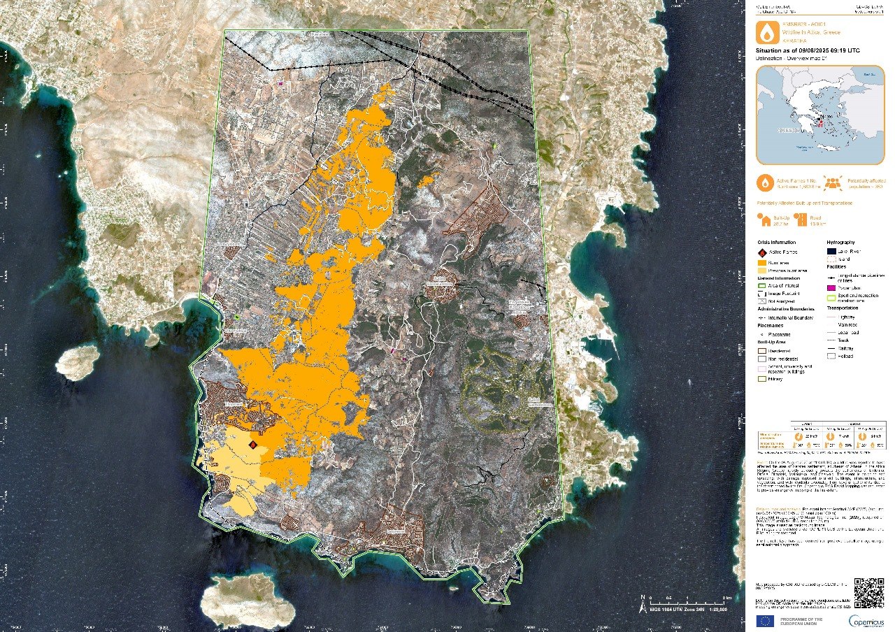 Φωτιά στην Κερατέα: Ο απολογισμός της πύρινης λαίλαπας - Υπεράνθρωπες προσπάθειες για τον Εθνικό Δρυμό Σουνίου