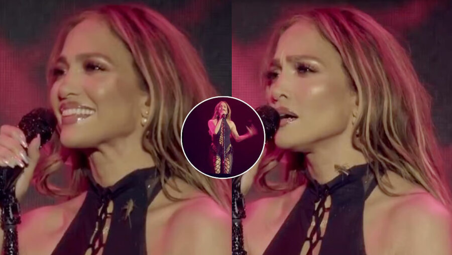Jennifer Lopez: Έντομο σκαρφάλωσε στον λαιμό της σε συναυλία στο Καζακστάν - Την αποθέωσαν για την αντίδρασή της