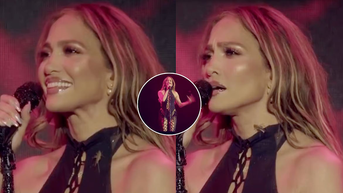Jennifer Lopez: Έντομο σκαρφάλωσε στον λαιμό της σε συναυλία στο Καζακστάν - Την αποθέωσαν για την αντίδρασή της